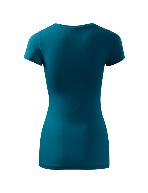 Tailliertes SLIM-FIT-T-Shirt für Damen, 5 % Lycra, GLANCE 141, Petrolblau