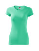 SLIM-FIT Damen-T-Shirt tailliert, 5 % Elasthan, GLANCE 141 Mint