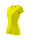 Koszulka damska slim-fit dopasowana 5% elestan glance 141 cytrynowa Malfini