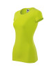 SLIM-FIT-T-Shirt für Damen, tailliert, 5 % Lycra, GLANCE 141 Limettendruck