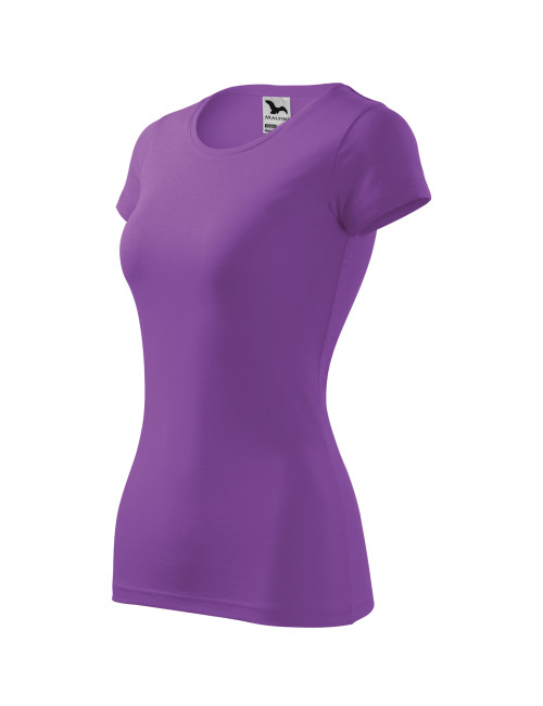Damen-T-Shirt SLIM-FIT 95 % Baumwolle 5 % Elasthan GLANCE 141 lila