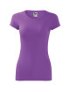 Damen-T-Shirt SLIM-FIT 95 % Baumwolle 5 % Elasthan GLANCE 141 lila