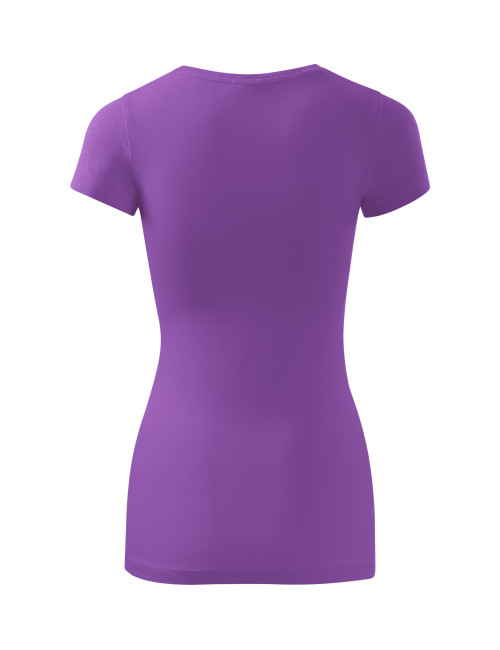 Damen-T-Shirt SLIM-FIT 95 % Baumwolle 5 % Elasthan GLANCE 141 lila