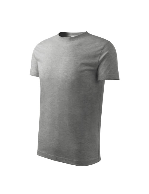 Kinder-T-Shirt klassisch neu 135 dunkelgrau meliert Adler Malfini