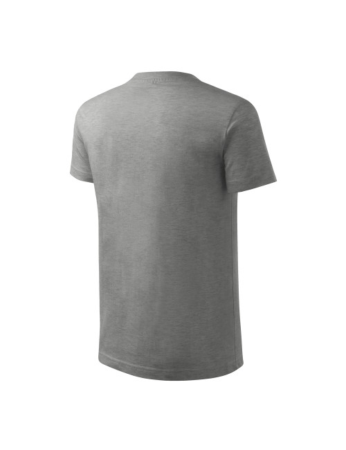 Kinder-T-Shirt klassisch neu 135 dunkelgrau meliert Adler Malfini