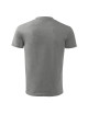 Kinder-T-Shirt klassisch neu 135 dunkelgrau meliert Adler Malfini