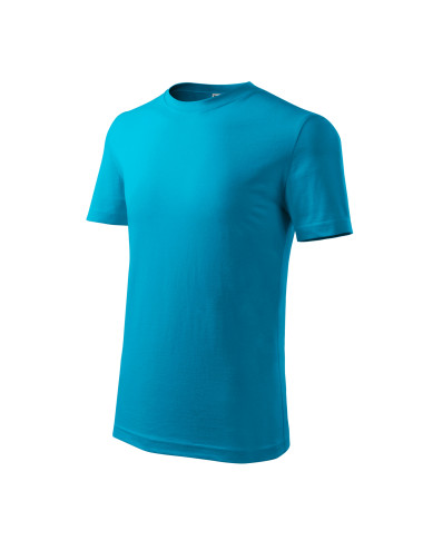 Kinder-T-Shirt klassisch neu 135 türkis Adler Malfini