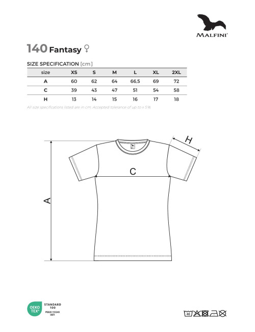 Damen Fantasy T-Shirt 140 neongelb Adler Malfini