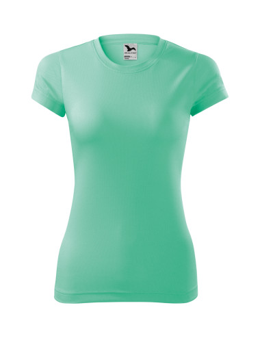 Adler MALFINI Women`s T-shirt Fantasy 140 mint for a bicycle with a logo
