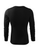 Adler MALFINI Men`s Fit-T Long Sleeve 119 Black Embroidery Logo