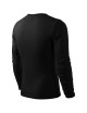 Adler MALFINI Men`s Fit-T Long Sleeve 119 Black Embroidery Logo