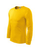 Adler MALFINI Herren T-Shirt Fit-T Langarm 119 gelbe Bekleidungsstickerei