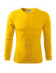 Adler MALFINI Herren T-Shirt Fit-T Langarm 119 gelbe Bekleidungsstickerei