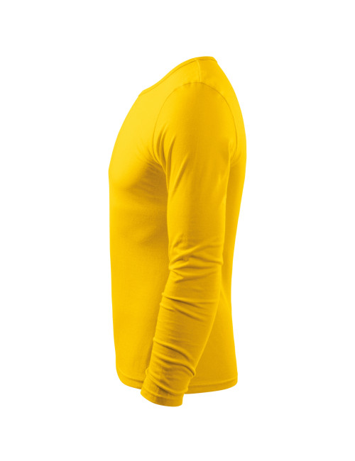 Adler MALFINI Herren T-Shirt Fit-T Langarm 119 gelbe Bekleidungsstickerei