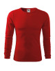Adler MALFINI Men`s Fit-T Long Sleeve 119 Red Embroidery Logo