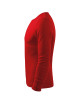 Adler MALFINI Herren T-Shirt Fit-T Langarm 119 rote Logo-Stickerei