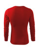 Adler MALFINI Herren T-Shirt Fit-T Langarm 119 rote Logo-Stickerei