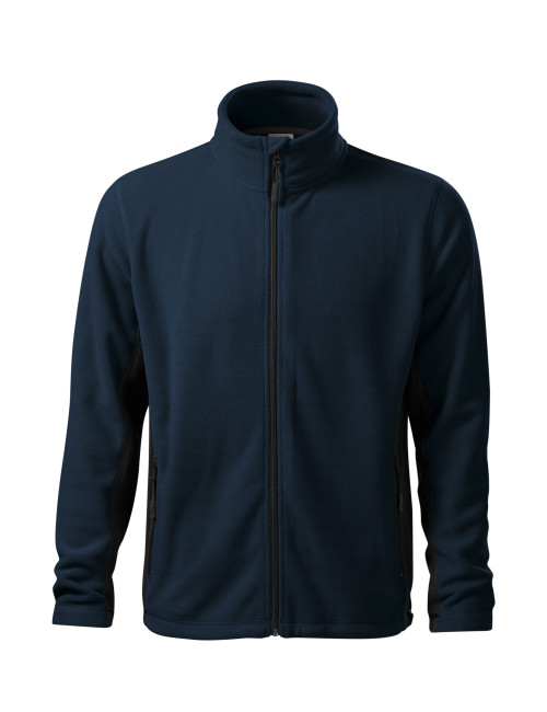 Adler MALFINI Herren Fleece Frosty 527, Marineblau, Stickerei, Logomarkierung