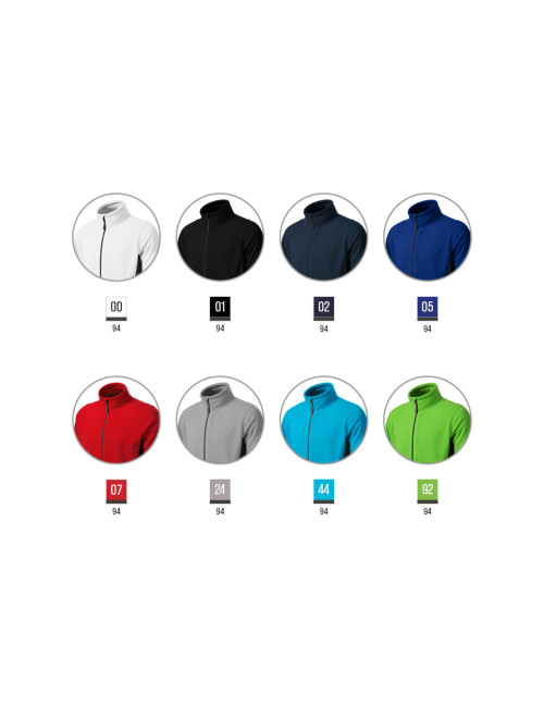 Adler MALFINI Herren Fleece Frosty 527 kornblumenblaues Computer-Sticklogo