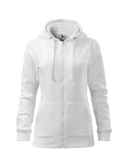 Adler Malfini Women's Trendy Zipper Sweatshirt White