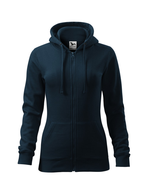 Bluza damska trendy zipper 411 granatowy Adler Malfini