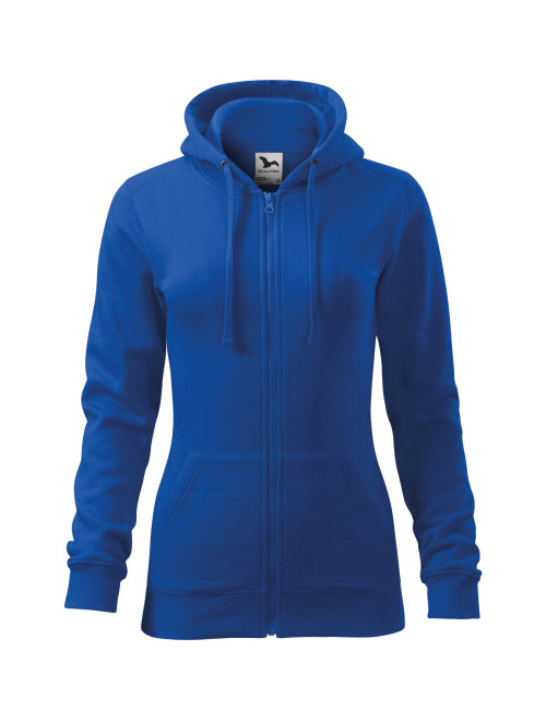 Women`s sweatshirt trendy zipper 411 cornflower blue Adler Malfini