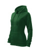 Bluza damska trendy zipper 411 zieleń butelkowa Adler Malfini