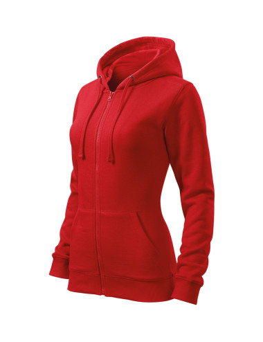 Bluza damska trendy zipper 411 czerwony Adler Malfini