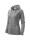 Women`s sweatshirt trendy zipper 411 dark gray melange Adler Malfini