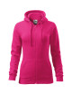 Women`s sweatshirt trendy zipper 411 purple red Adler Malfini