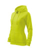 Women`s sweatshirt trendy zipper 411 lime Adler Malfini