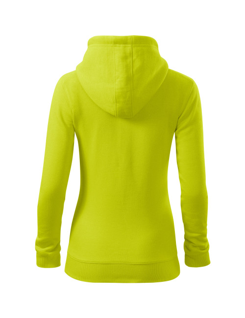 Women`s sweatshirt trendy zipper 411 lime Adler Malfini