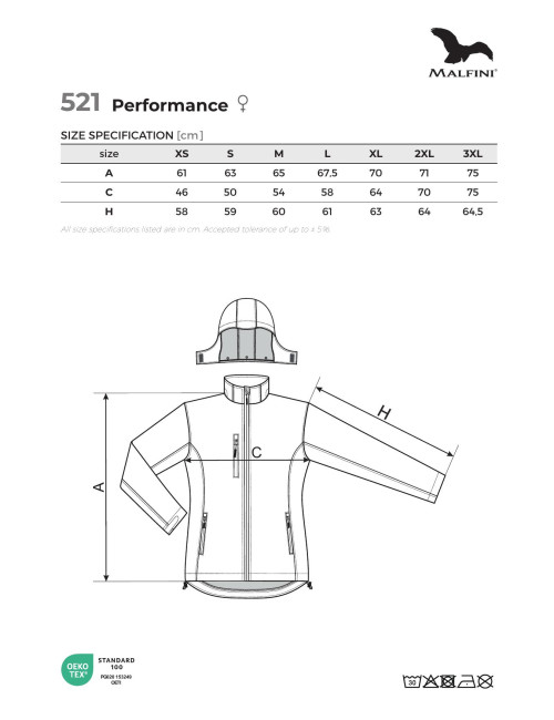 Softshell kurtka damska performance 521 chabrowy Adler Malfini