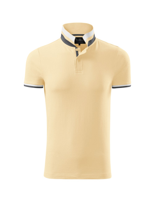 Koszulka polo męska collar up 256 bourbon vanilla Adler Malfinipremium