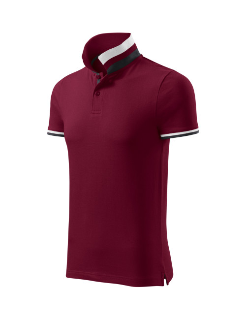 Koszulka polo męska collar up 256 garnet Adler Malfinipremium