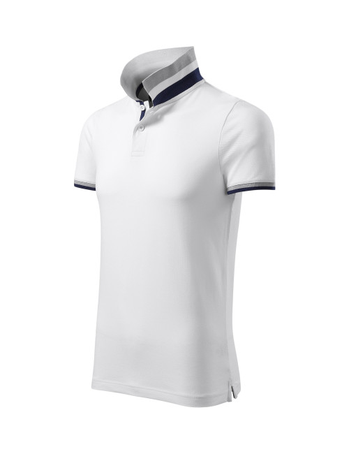 Men's Polo Shirt Adler Collar Up 256 White