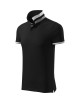 Collar up 256 men`s polo shirt black Adler Malfinipremium
