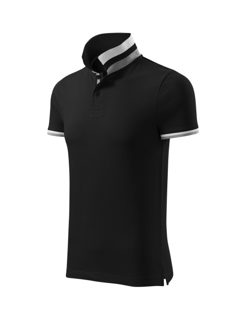Collar up 256 men`s polo shirt black Adler Malfinipremium