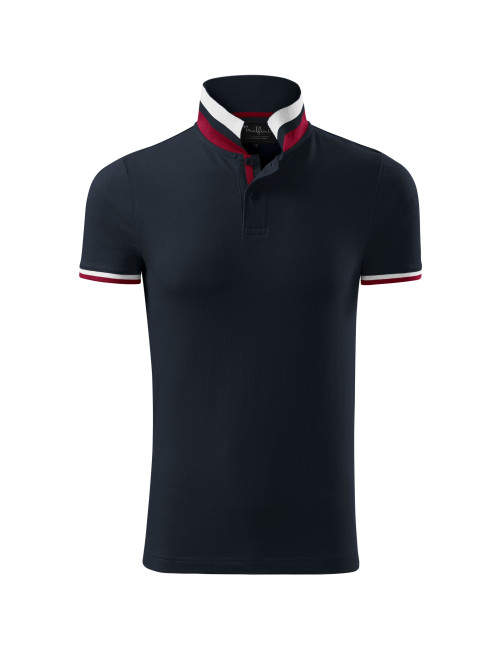 Koszulka polo męska collar up 256 dark navy Adler Malfinipremium