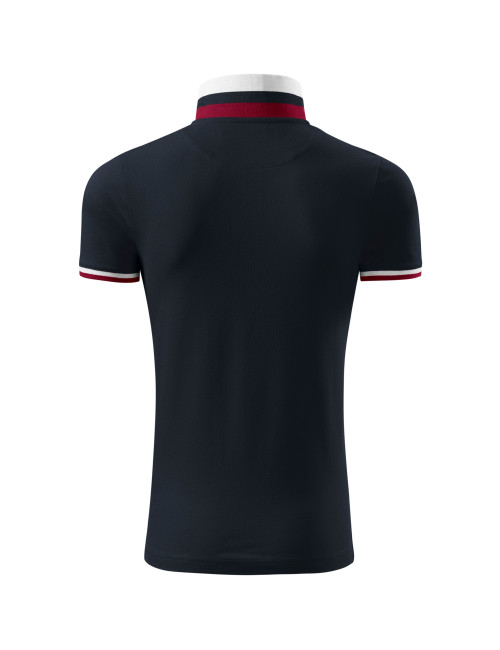 Koszulka polo męska collar up 256 dark navy Adler Malfinipremium