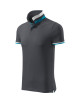 Koszulka polo męska collar up 256 light anthracite Adler Malfinipremium