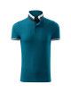 Koszulka polo męska collar up 256 petrol blue Adler Malfinipremium