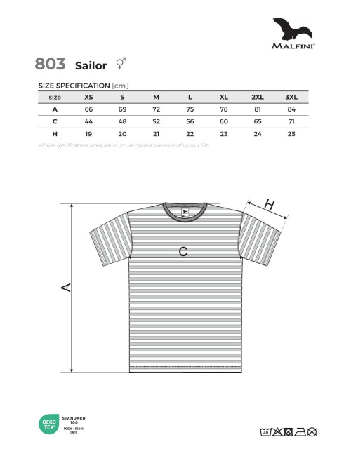 Unisex T-Shirt Adler Malfini Sailor 803 Marineblau