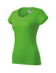 Adler MALFINI Damen T-Shirt Viper 161 grüner Apfel mit eigener Stickerei