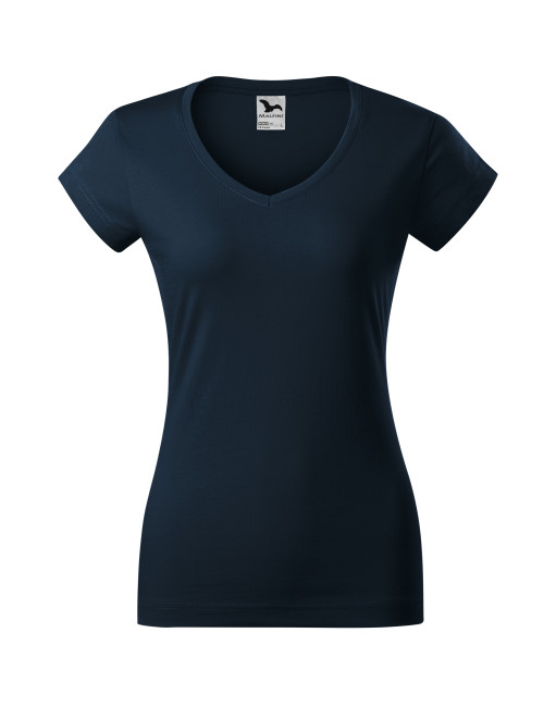 Koszulka damska fit v-neck 162 granatowy Adler Malfini