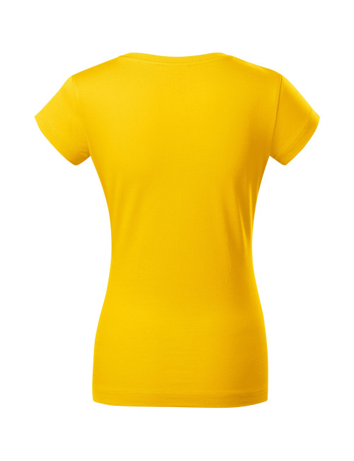 Damen-T-Shirt mit V-Ausschnitt 162 gelb Adler Malfini
