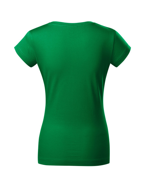 Women`s t-shirt fit v-neck 162 grass green Adler Malfini