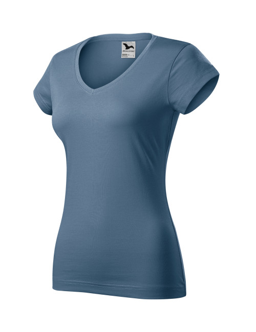 Damen-T-Shirt mit V-Ausschnitt 162 Denim Adler Malfini