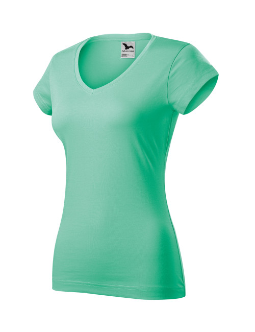 Damen-T-Shirt mit V-Ausschnitt 162 Mint Adler Malfini