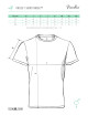 Unisex-Parade-T-Shirt p71 kornblumenblau Adler Piccolio